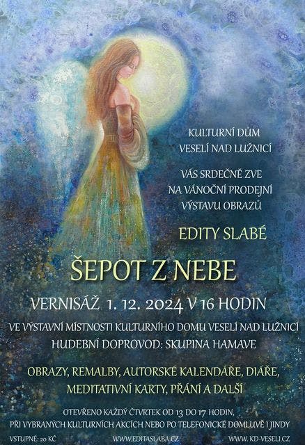 Šepot z nebe - Edita Slabá - vernisáž výstavy